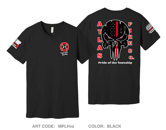 Atlas Fire Co. Comfort Unisex Cotton SS Tee - MPLHvz