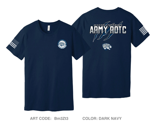 Augusta University Army ROTC Comfort Unisex Cotton SS Tee - Bm3Zt3