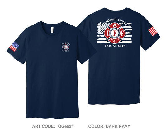 Highlands County Professional EMS & Firefighters Local 5147 Comfort Unisex Cotton SS Tee - QGe63f