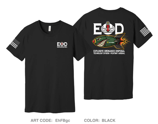 Explosive Ordnance Disposal Technology Division (EOD) Comfort Unisex Cotton SS Tee - EhFBgc