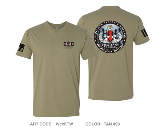 Explosive Ordnance Disposal Technology Division (EOD) Comfort Unisex Cotton SS Tee - WcxETW