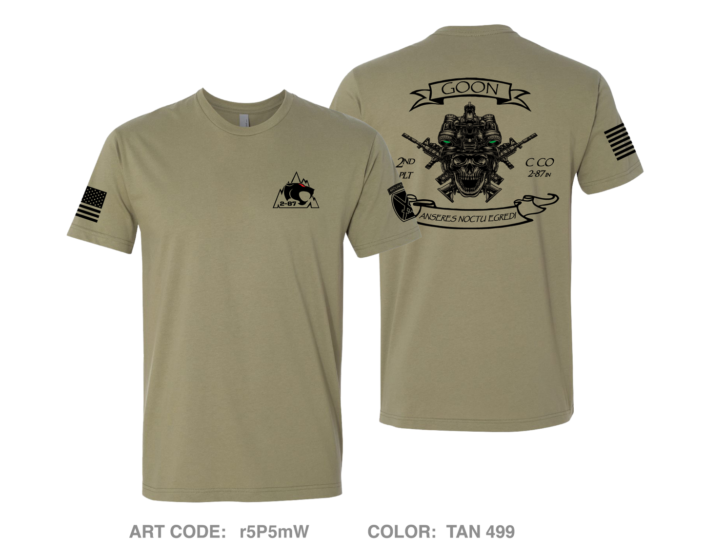 C co, 2nd BN, 87 IN Comfort Unisex Cotton SS Tee - r5P5mW