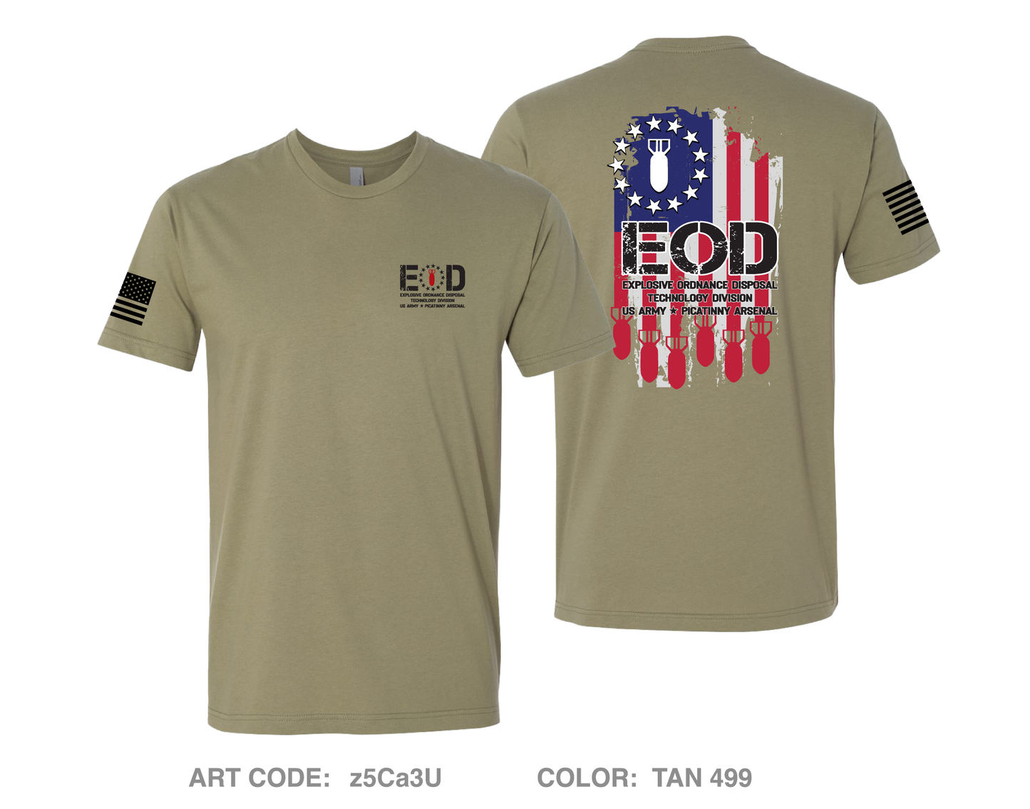 Explosive Ordnance Disposal Technology Division (EOD) Comfort Unisex Cotton SS Tee - z5Ca3U