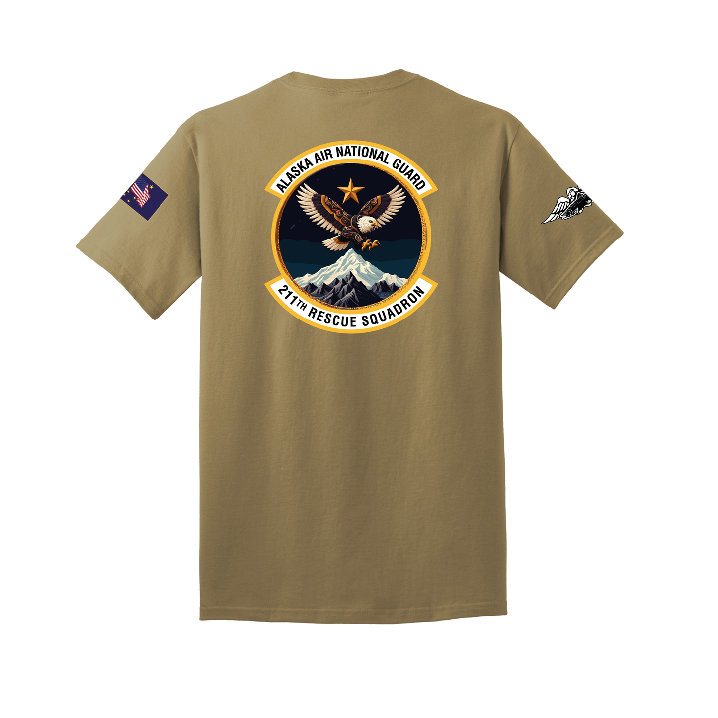 211th Comfort Unisex Cotton SS Tee - Air National Guard (Mountain)