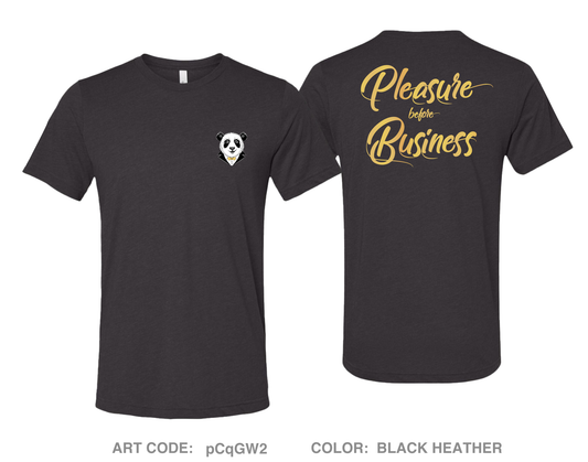 PLEASURE BEFORE BUSINESS Comfort Unisex Triblend SS Tee - pCqGW2