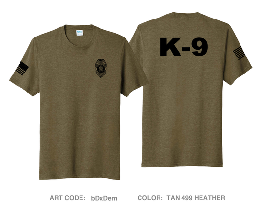 Putnamville K-9 Comfort Unisex Triblend SS Tee - bDxDem