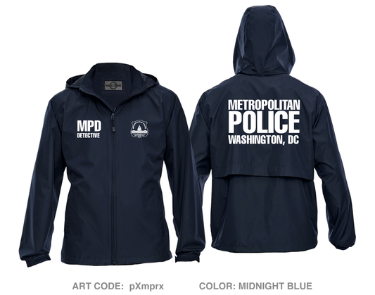 Metropolitan Police Department - DC Lite Hi-Tech Performance Jacket - DETECTIVE - pXmprx