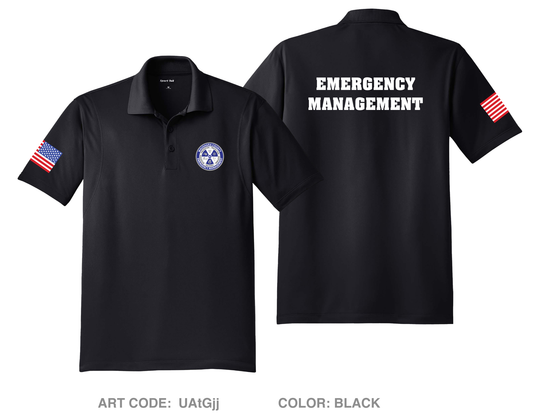 Waushara County Emergency Management DTF Performance Men's SS Polo - UAtGjj