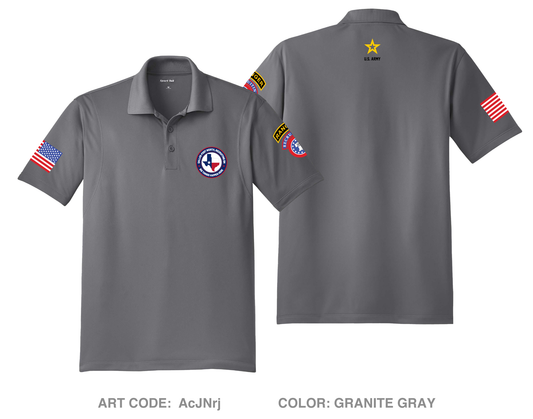 Dallas Fort Worth Recruiting Battalion DTF Performance Men's SS Polo - AcJNrj