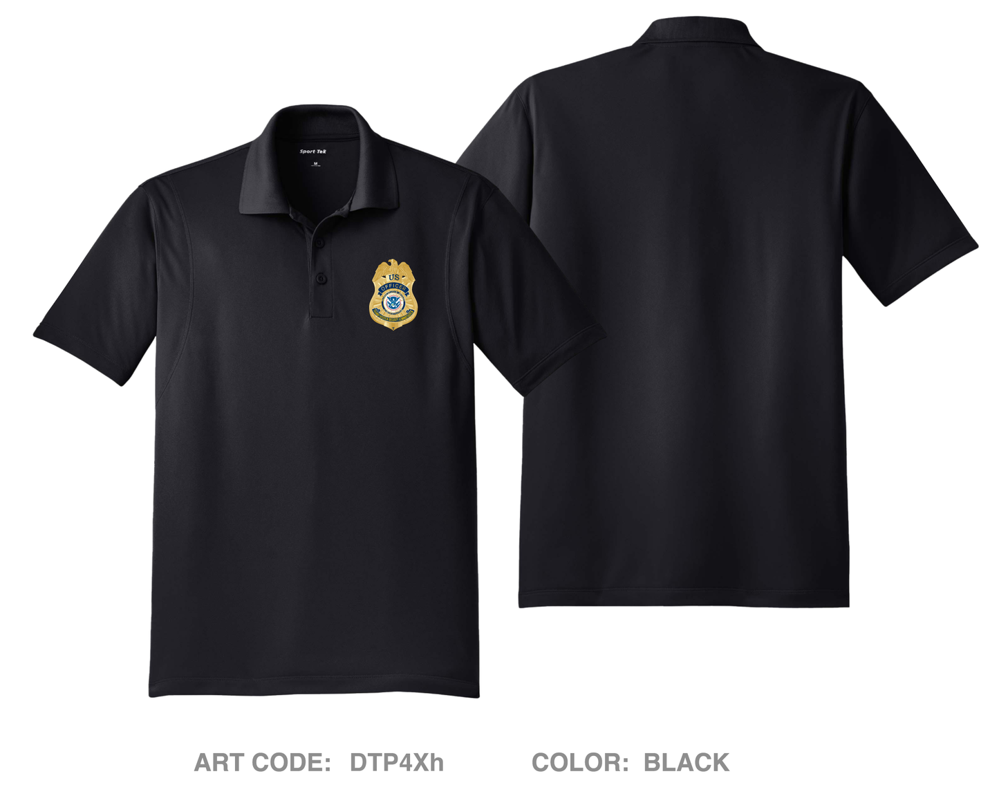 Department of Homeland Security Hi-Tech Performance Men's SS Polo - Fex2jU