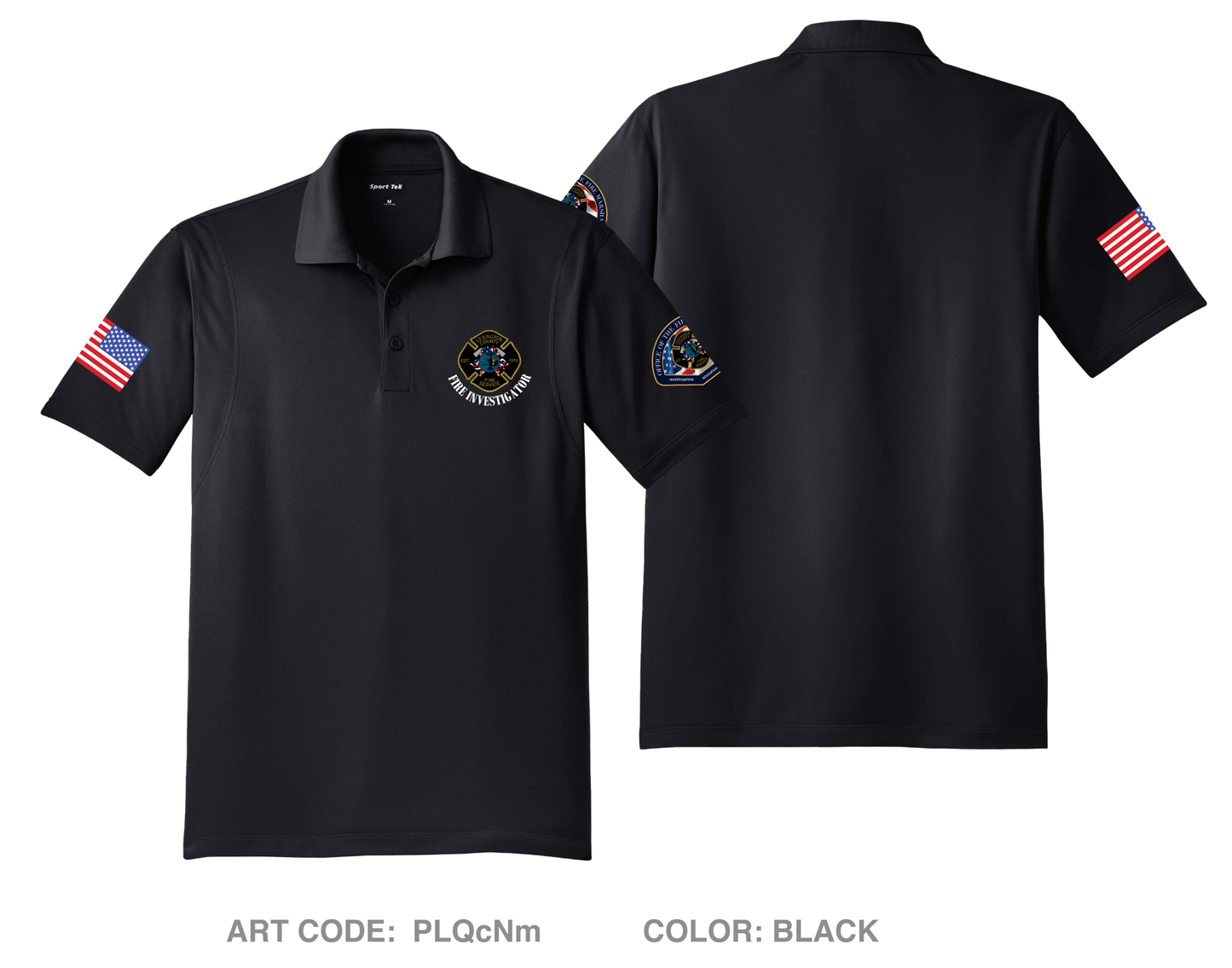 Lexington County Fire Service DTF Performance Men's SS Polo - PLQcNm