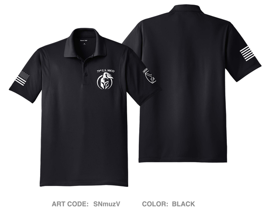 73rd General Support MICO Hi-Tech Performance Men's SS Polo - SNmuzV