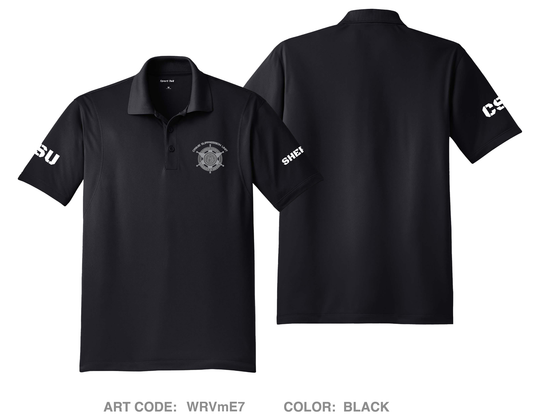 DCSO Crime Suppression Unit Store 1 Hi-Tech Performance Men's SS Polo - WRVmE7