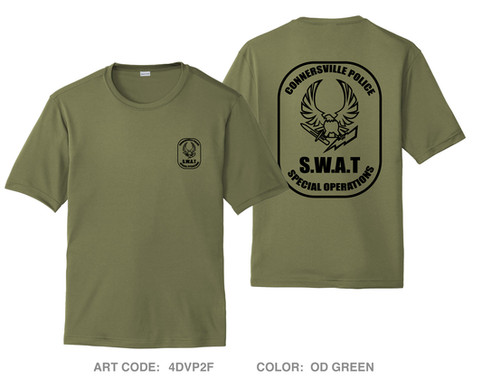 Connersville SWAT Hi-Tech Performance Unisex SS Tee - 4DVP2F