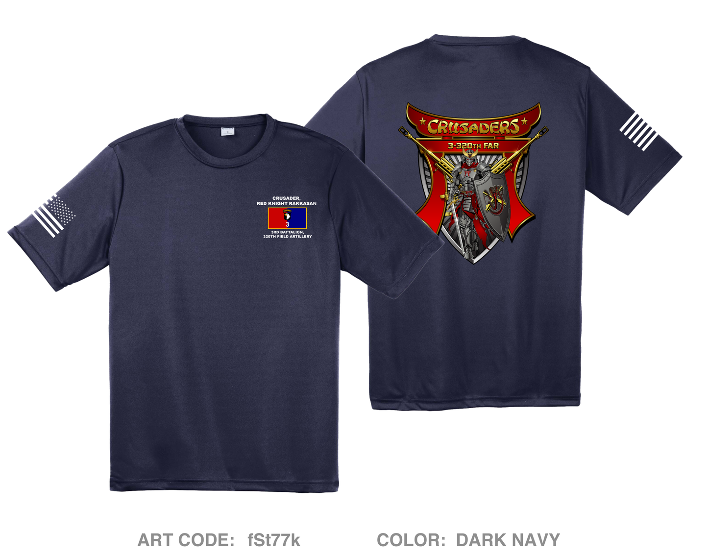 C Btry, 3rd BN, 320th FAR Hi-Tech Performance Unisex SS Tee - fSt77k