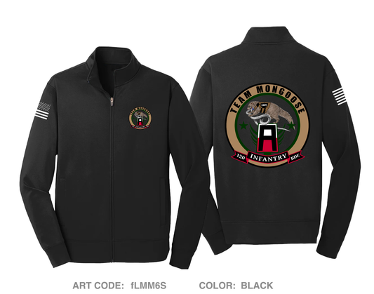 EDT2, 120th IN BDE, FIRST ARMY DIV W Hi-Tech Performance Full-Zip Fleece Jacket - fLMM6S