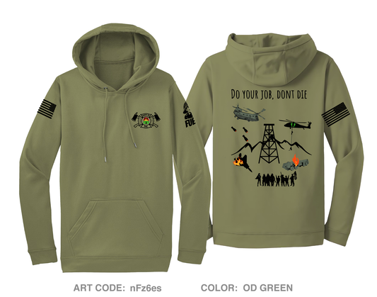 332ND EFES ST. 3 DTF Performance Hoodie - nFz6es