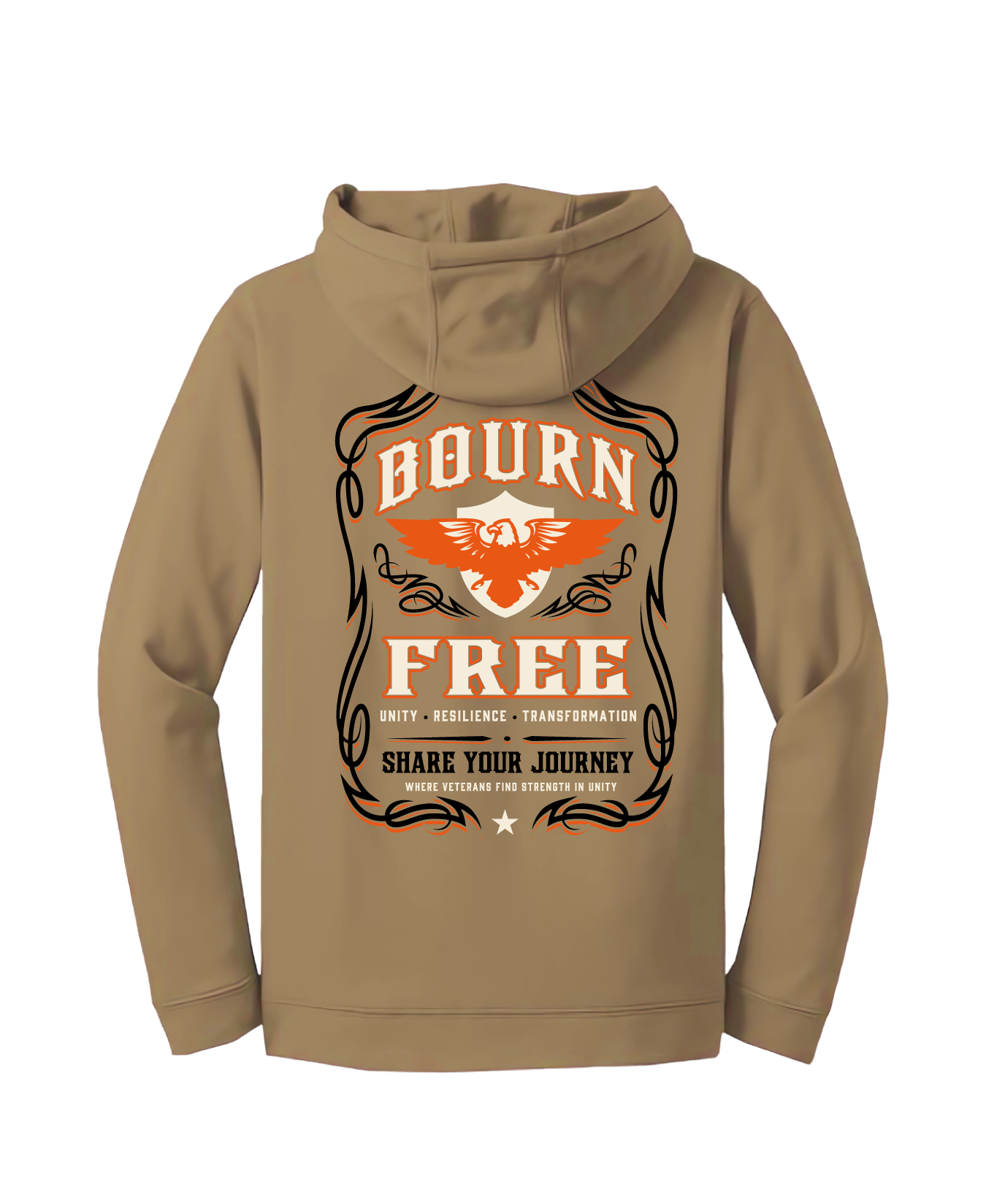 Bourn Free Hi-Tech Performance Hoodie - Unity.Resilience.Transformation