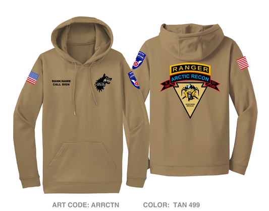 CUSTOM C-TROOP, 5-1 CAV Hi-Tech Performance Hoodie - ARRCTN