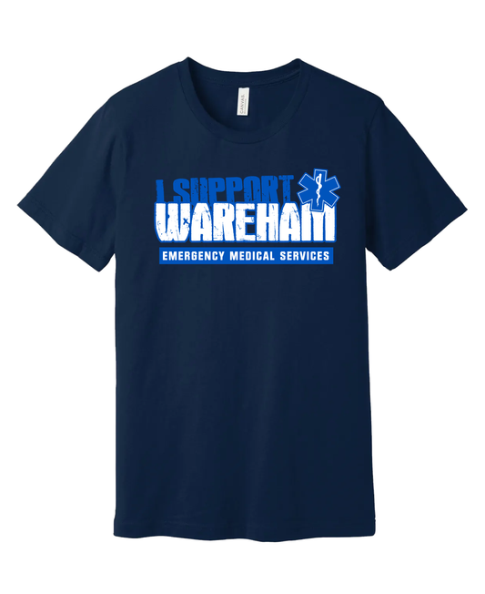 Wareham EMS Comfort Unisex Cotton SS Tee - American Flag