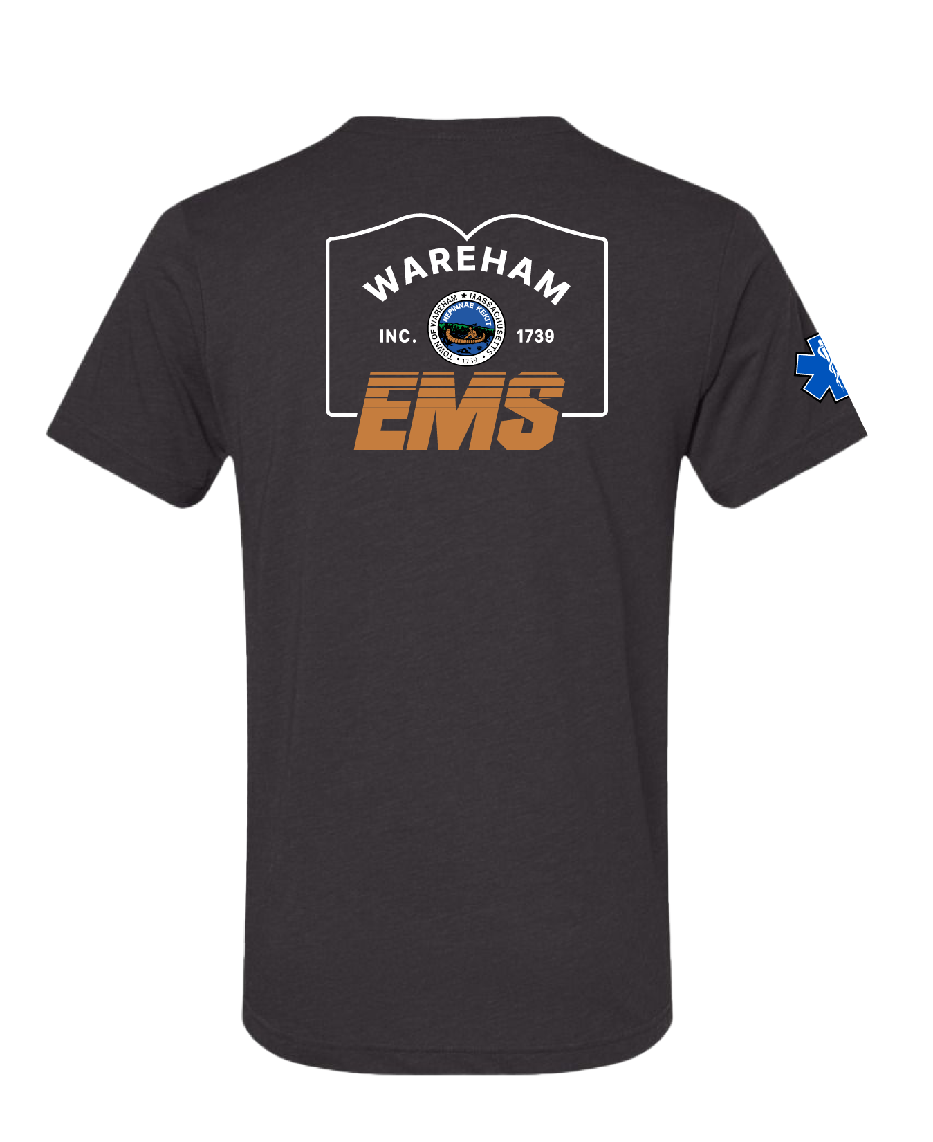 Wareham EMS Comfort Unisex Triblend SS Tee - Town Sign