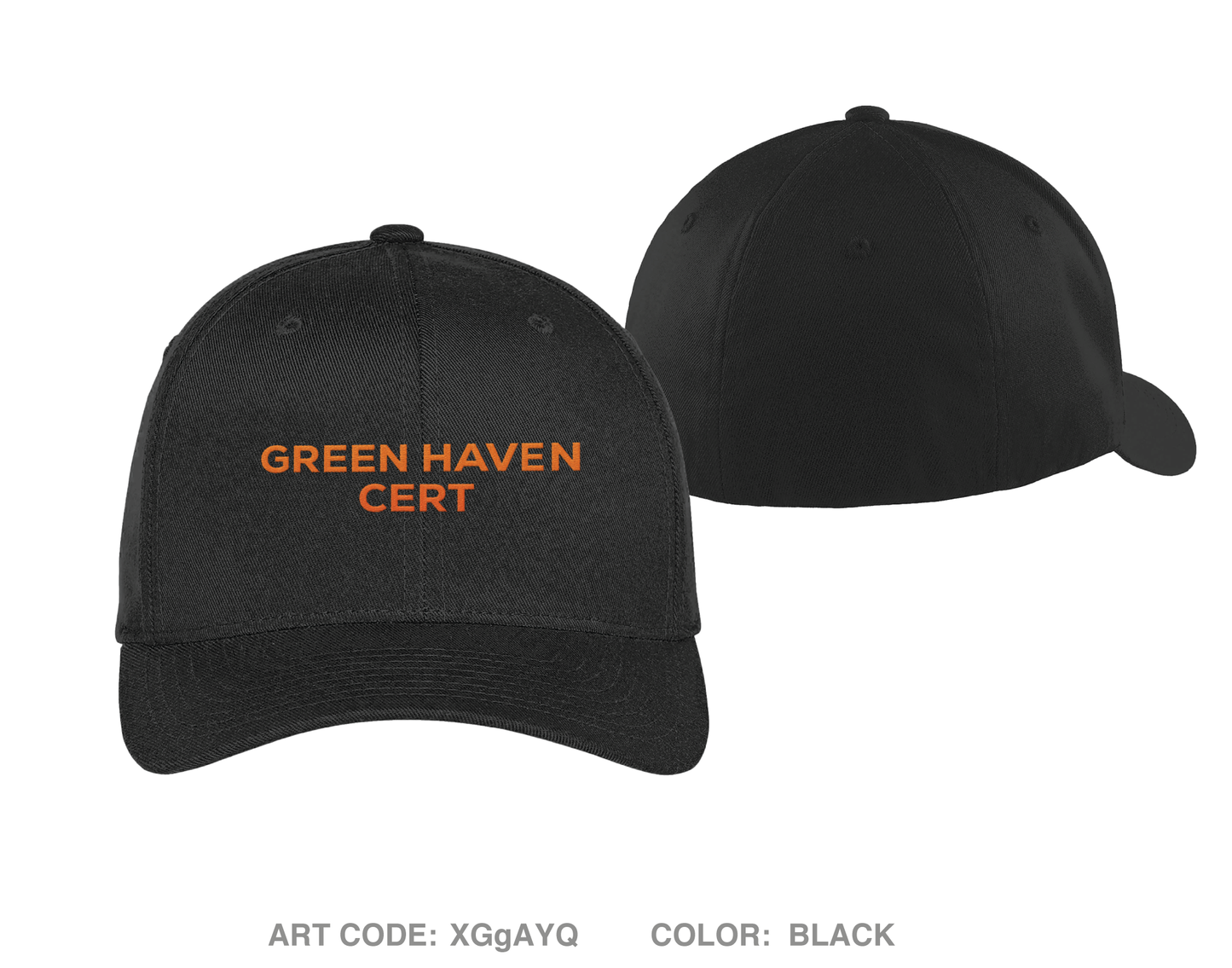 Green Haven CERT Embroidered Flexfit Cap - XGgAYQ