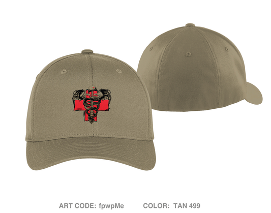 TF Wolverine Medical platoon Embroidered Flexfit Cap - fpwpMe