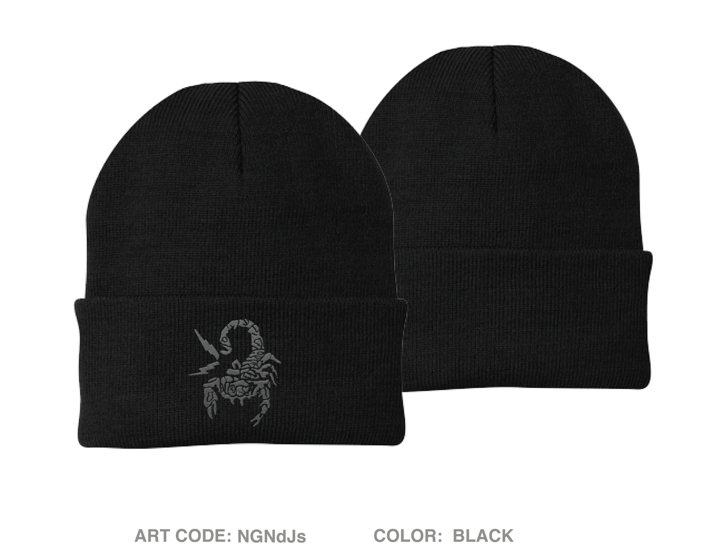 P.B.P.D. S.W.A.T. Embroidered Knit Beanie - NGNdJs