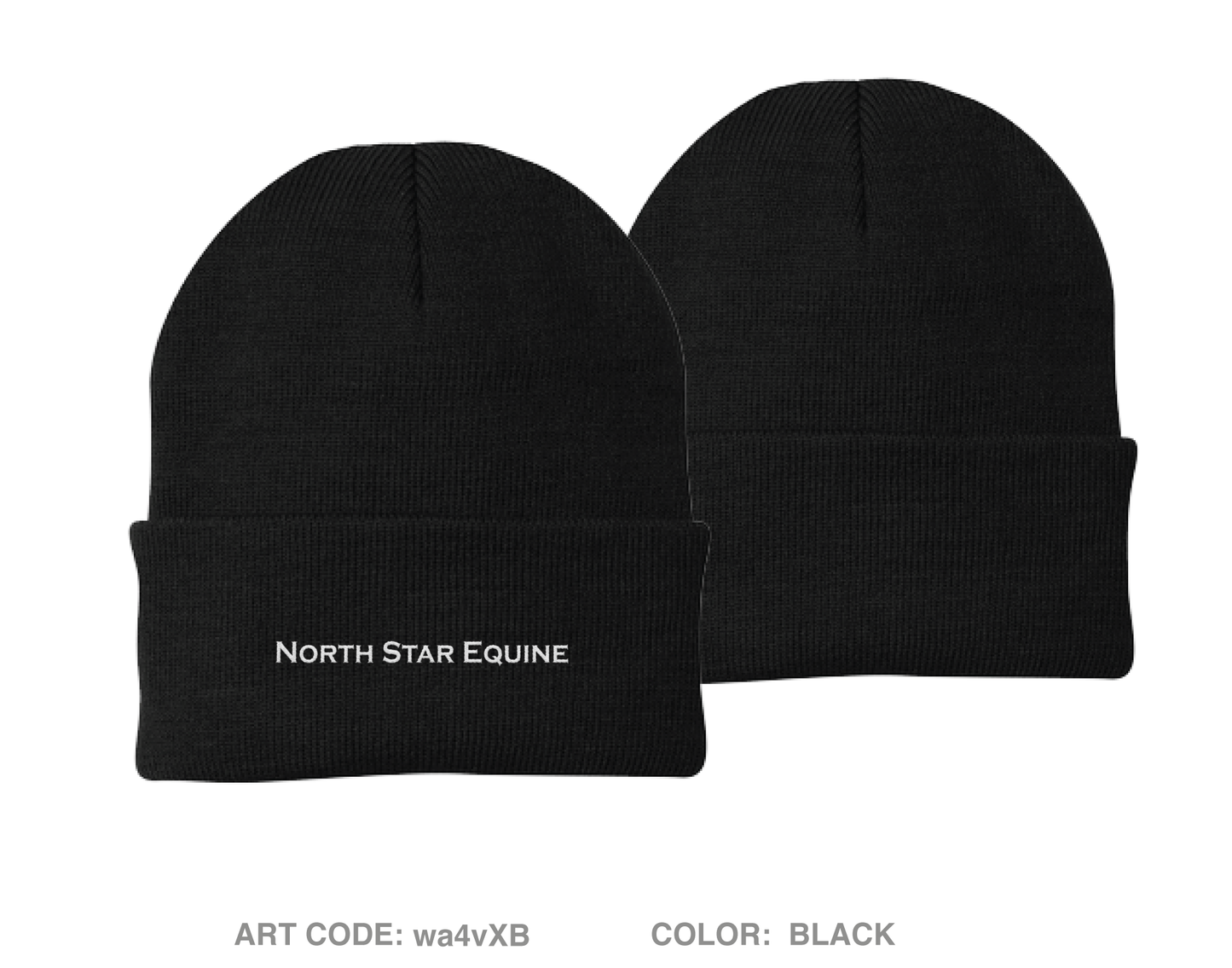 North Star Equine Embroidered Knit Beanie - wa4vXB