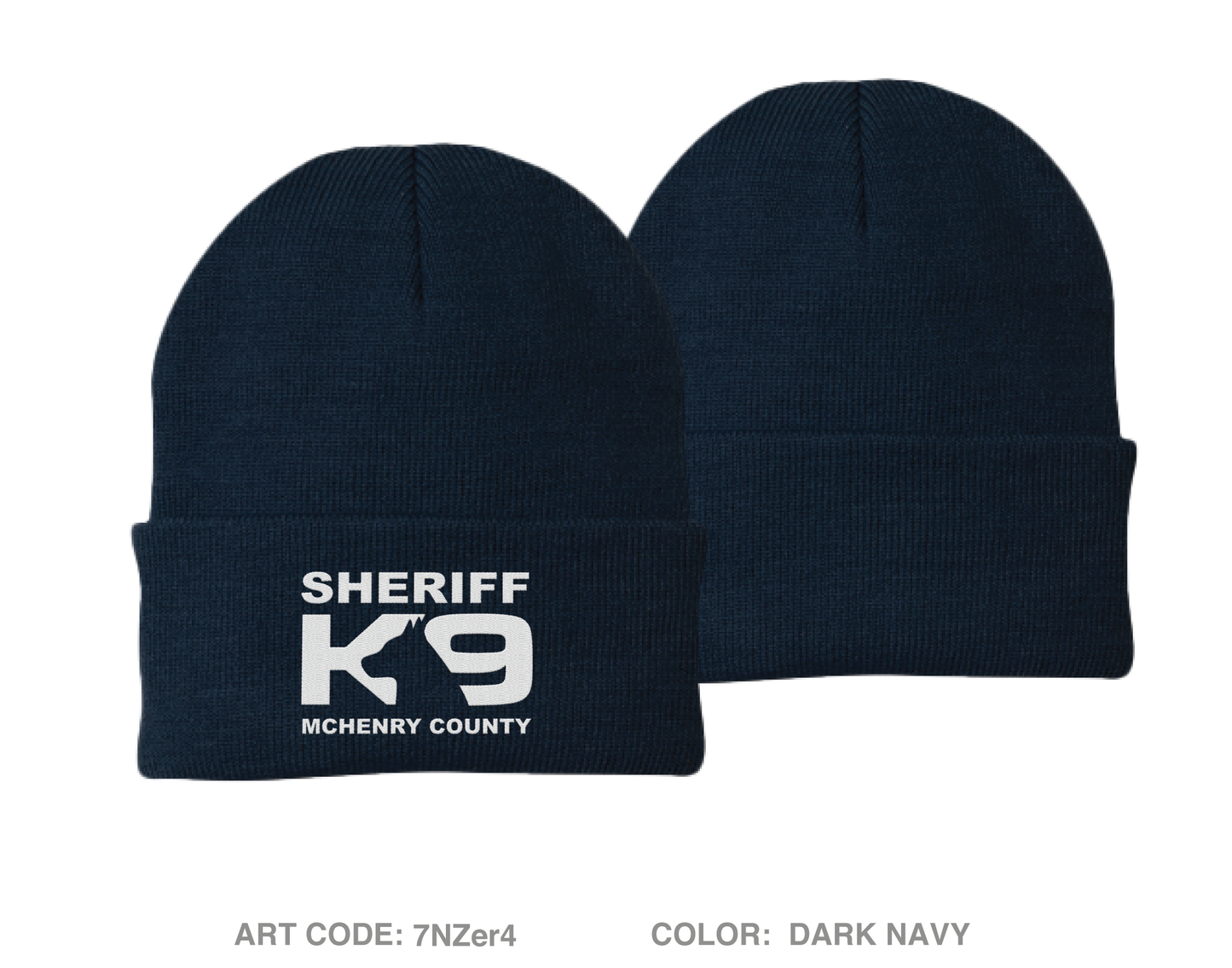 MCSO K-9 Unit Embroidered Knit Beanie - pJGqJ7