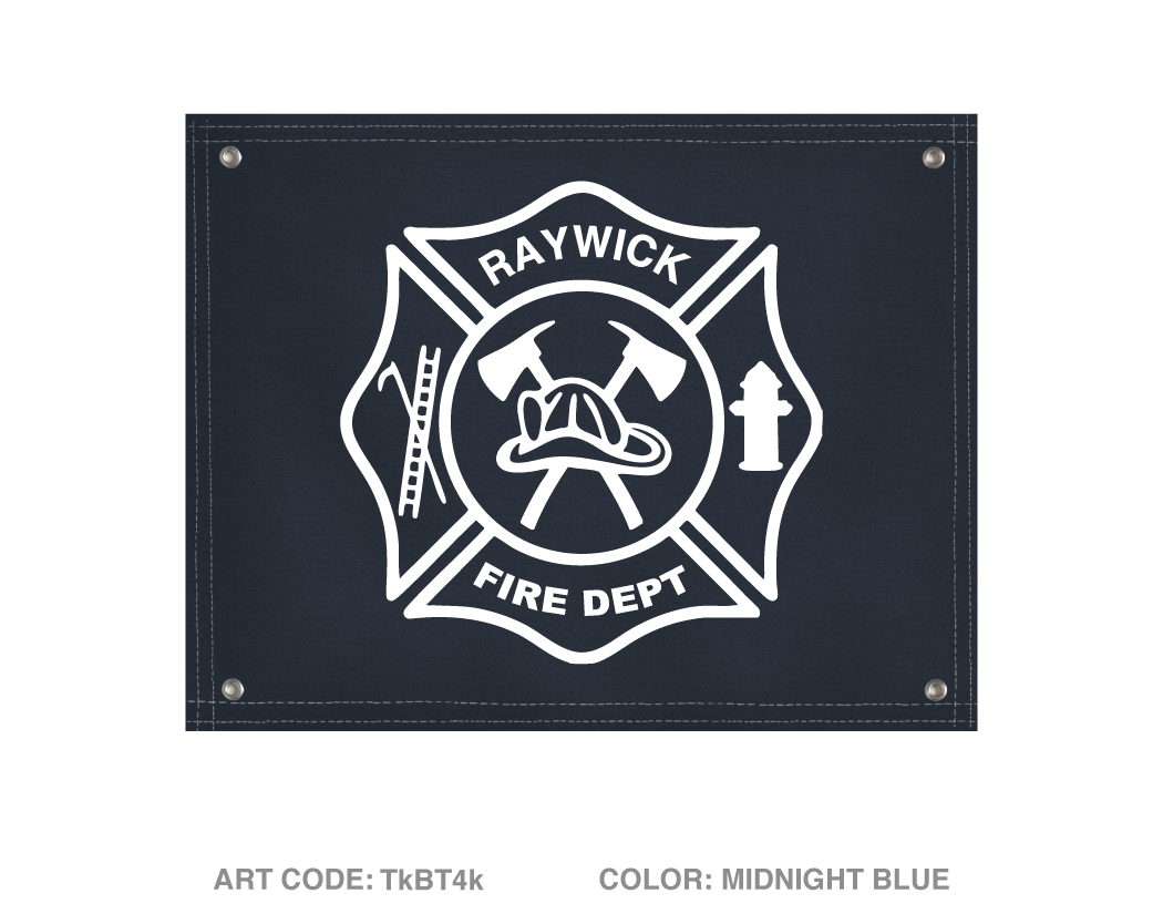 RAYWICK FIRE Department Banner Flag -TkBT4k