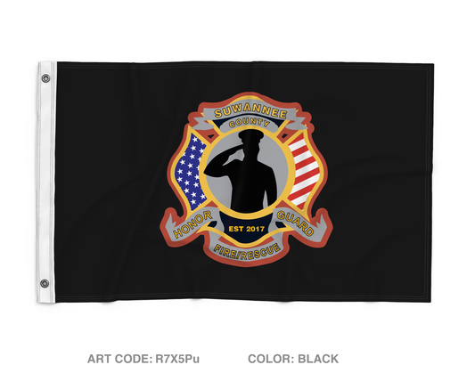 Suwannee County Honor Guard Store 1 Wall Flag - R7X5Pu