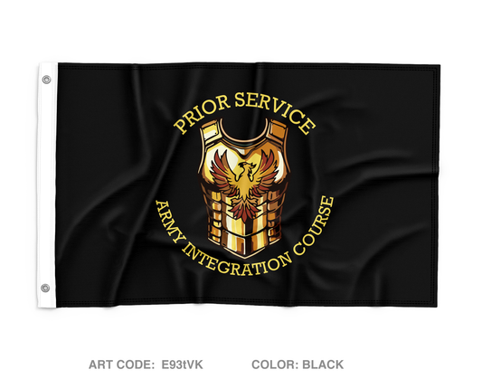 Prior Service Army Integration Course Wall Flag - E93tVK