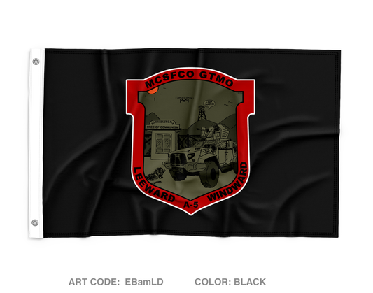 MCSFCO GTMO Wall Flag - EBamLD