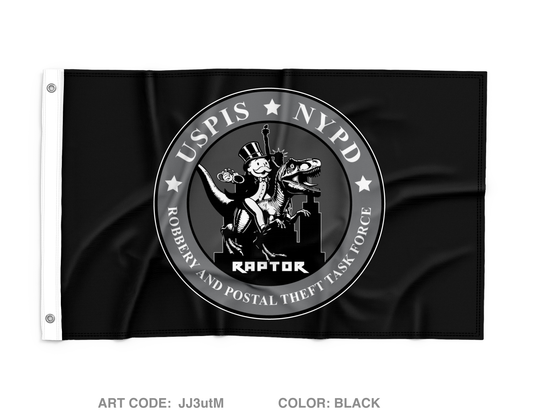 USPIS|NYPD RAPTOR Task Force Wall Flag - JJ3utM