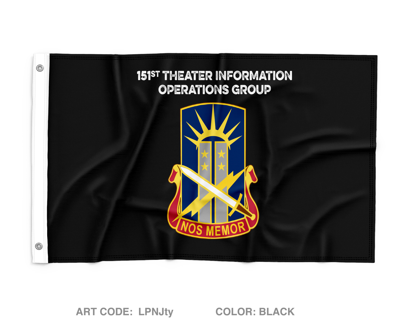 151st Information Operations Group Wall Flag - LPNJty