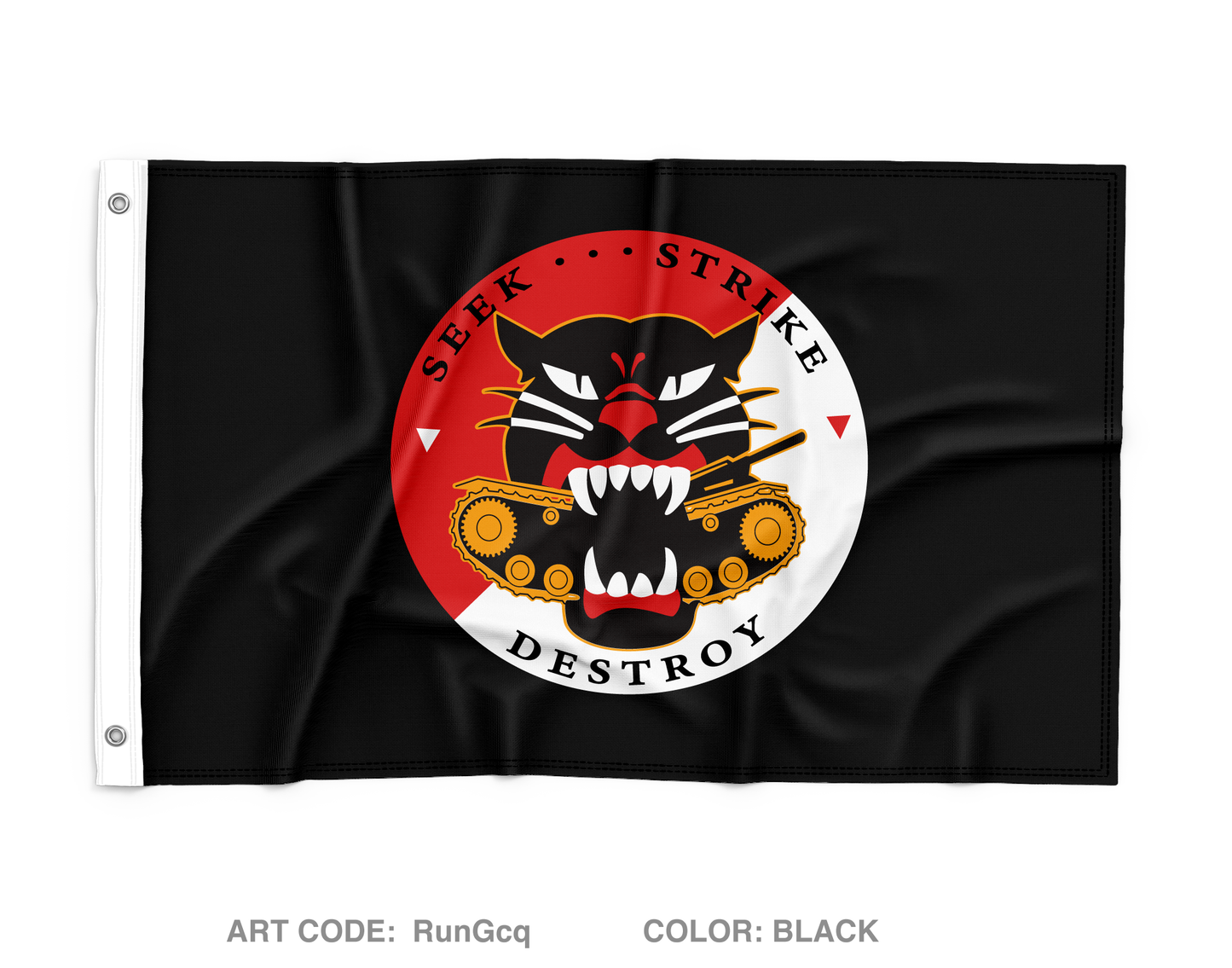 Destroyer Troop 2-15 CAV Wall Flag - RunGcq