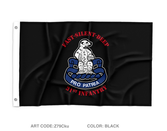 HHC 4-31 INFANTRY SHADOW PLATOON Wall Flag - Z79Cku