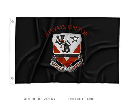 16th Brigade Engineer Battalion, 1-1AD Wall Flag - ZetENs