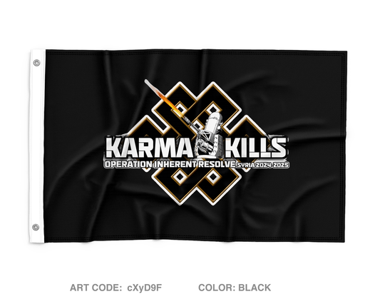 Karma Battery 1-144 FA BN Wall Flag - cXyD9F