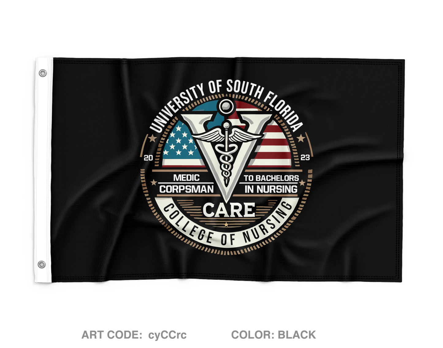 VCARE Wall Flag - cyCCrc