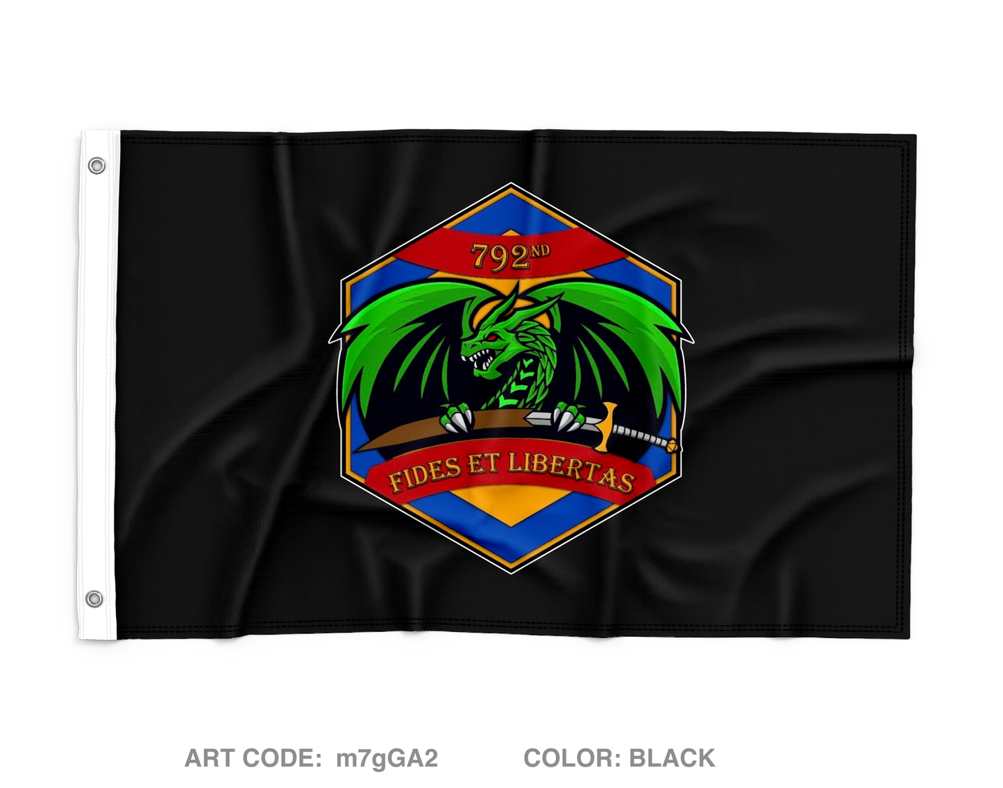 792nd Chemical Company Wall Flag - m7gGA2