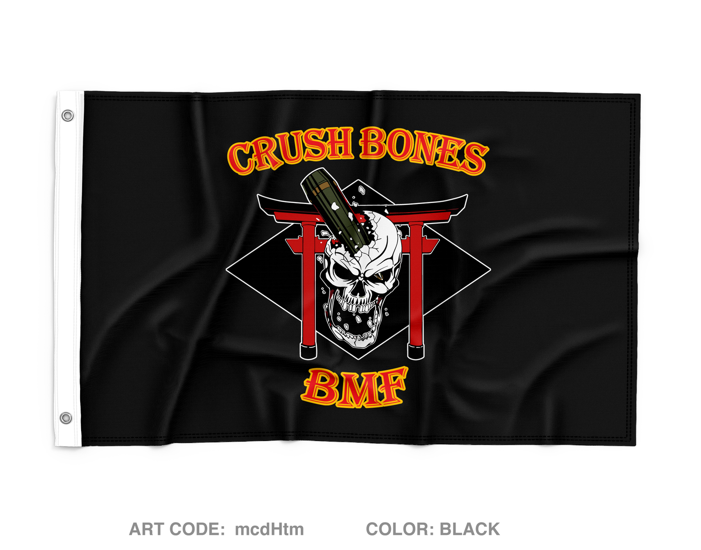 B 3-320FA Wall Flag - mcdHtm