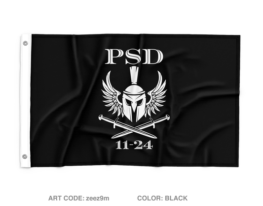 Protective services detail Wall Flag - zeez9m