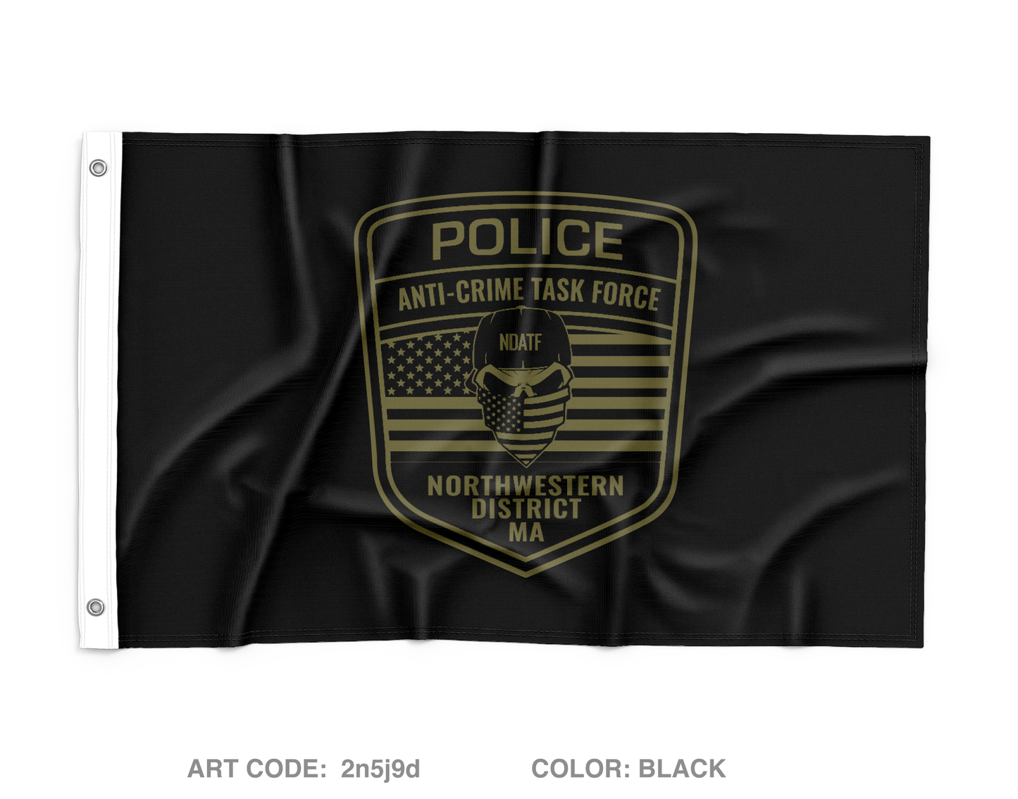 Northwestern District Anti-Crime Task Force Wall Flag - 2n5j9d