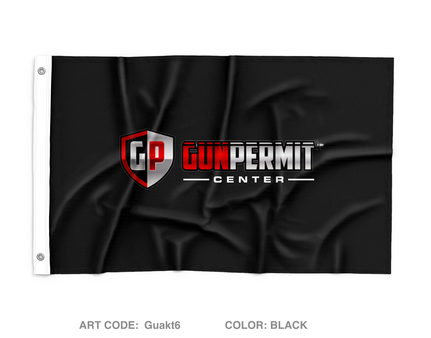 Gun Permit Center Wall Flag - Guakt6