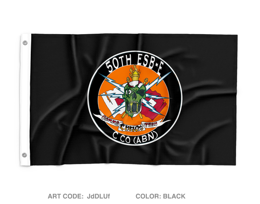 C Co 50th ESB(E) Store 1 Wall Flag - JdDLUf