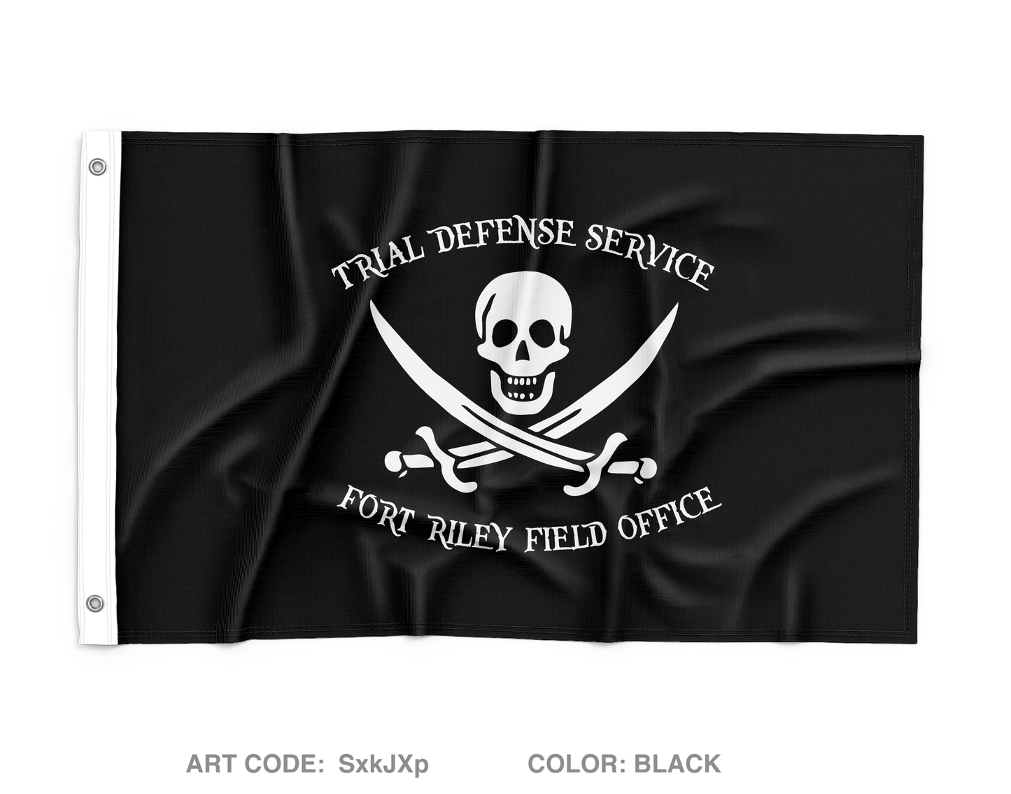 Fort Riley Trial Defense Service Wall Flag - SxkJXp