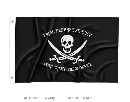 Fort Riley Trial Defense Service Wall Flag - SxkJXp