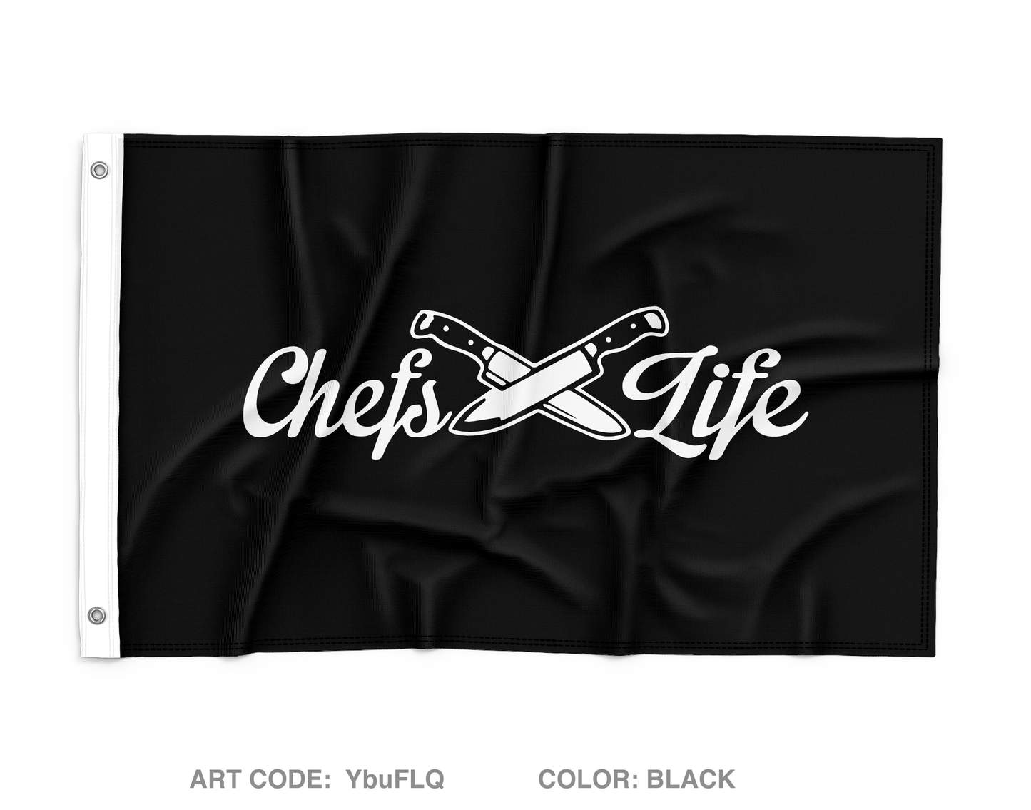 Chefs Life Apparel Wall Flag - YbuFLQ